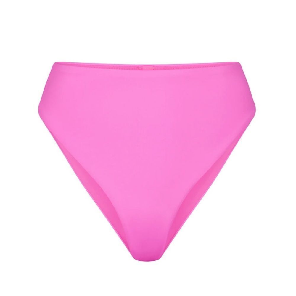 NWT SKIMS swim Mid Waist Bottoms S